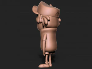 Dipper Gravity Falls 3D Print Model