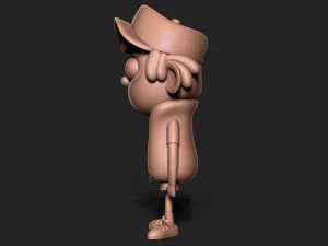 Dipper Gravity Falls 3D Print Model