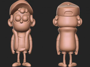 Dipper Gravity Falls 3D Print Model