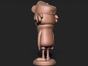 Dipper Gravity Falls with base Modèles 3D en vedette