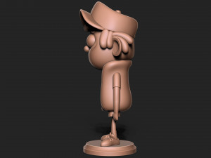 Dipper Gravity Falls with base Modèles 3D en vedette