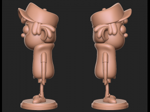 Dipper Gravity Falls with base Modèles 3D en vedette