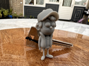 Dipper Gravity Falls Keychain 3D 프린트 모델