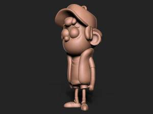Dipper Gravity Falls Keychain 3D Print Model