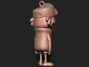Dipper Gravity Falls Keychain 3D 프린트 모델