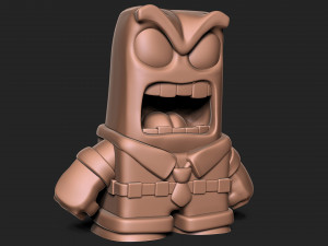 Anger sculpture for 3d printing cartoon Inside out 3D 프린트 모델