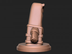 Anger sculpture for 3d printing cartoon Inside out with base 3D Принт Модель