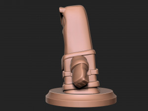 Anger sculpture for 3d printing cartoon Inside out with base 3D Принт Модель