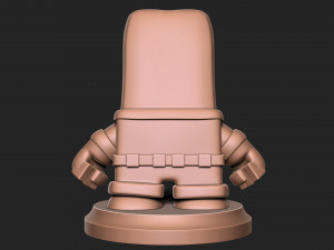 Anger sculpture for 3d printing cartoon Inside out with base 3D Принт Модель