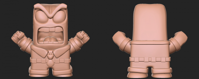 Anger sculpture for 3d printing cartoon Inside out 3D Print Model .c4d .max .obj .3ds .fbx .stl .blend 