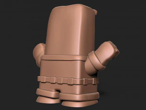 Scultura di rabbia per cartone animato stampato in 3D Inside out Modello di stampa 3D