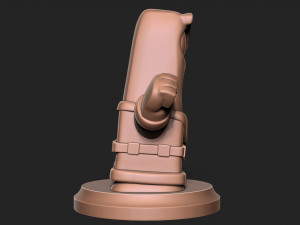 Anger sculpture for 3d printing cartoon Inside out with base 3D Print Model