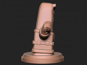 Anger sculpture for 3d printing cartoon Inside out with base 3D Print Model