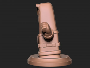 Anger sculpture for 3d printing cartoon Inside out with base 3D Print Model