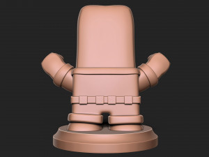 Anger sculpture for 3d printing cartoon Inside out with base 3D Print Model