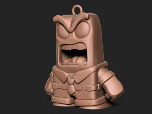 Anger - Inside out keychain 3D Print Model