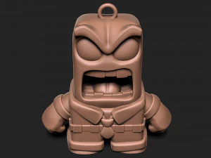Anger - Inside out keychain 3D Print Model