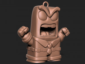 Anger - Inside out keychain 3D 프린트 모델