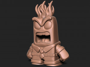Anger sculpture 3D Baskı Modeli