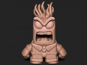 Anger sculpture 3D Baskı Modeli