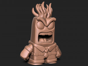 Anger sculpture 3D Baskı Modeli