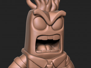 Anger sculpture 3D Baskı Modeli