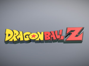DRAGON BALL Z LOGO Modello di stampa 3D