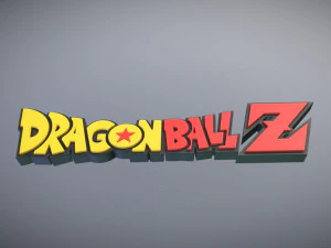 DRAGON BALL Z LOGO 3D Print Model