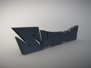 DRAGON BALL Z LOGO Modello di stampa 3D