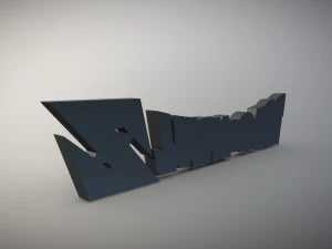 DRAGON BALL Z LOGO 3D Print Model