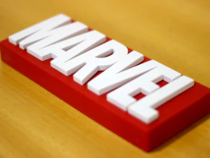 MARVEL LOGO 3D Print Model