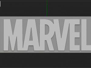 MARVEL LOGO Modèles 3D en vedette