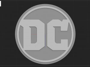DC LOGO 3D Print Model