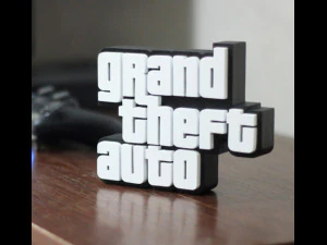 GTA LOGO 3D Print Model
