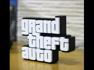 GTA LOGO Modello di stampa 3D