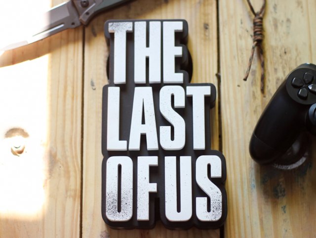 THE LAST OF US LOGO 3D Baskı Modeli .c4d .max .obj .3ds .fbx .stl .blend 