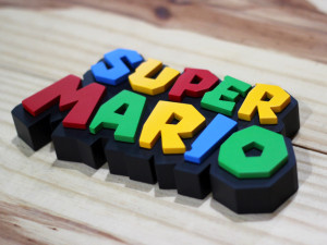 SUPER MARIO LOGO Modelo de impresión 3D