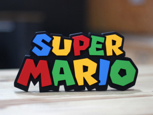 SUPER MARIO LOGO Modelo de impresión 3D