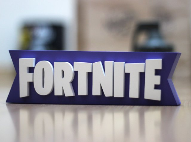 FORTNITE LOGO Modèles 3D en vedette .c4d .max .obj .3ds .fbx .stl .blend 