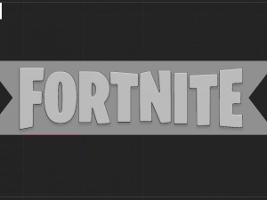 FORTNITE LOGO Modèles 3D en vedette