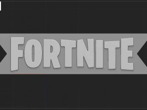FORTNITE LOGO 3D Print Model