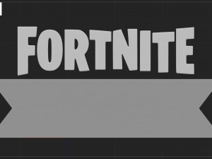 FORTNITE LOGO Modèles 3D en vedette
