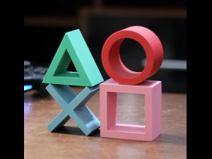 PLAYSTATION SIGNS 3D Print Model