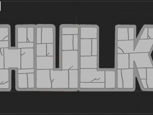 HULK LOGO 3D Baskı Modeli