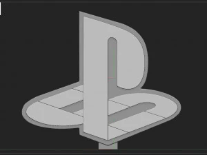 PLAYSTATION LOGO 3D Print Model