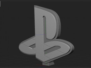 PLAYSTATION LOGO 3D Print Model