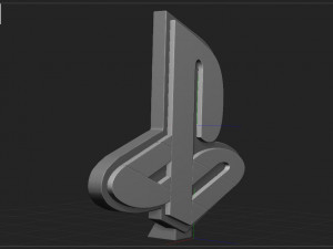 PLAYSTATION LOGO 3D Print Model