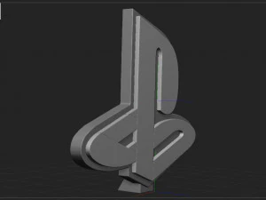 PLAYSTATION LOGO 3D Print Model