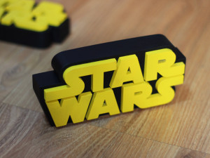STAR WARS LOGO 3D Print Model