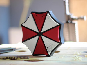 Resident Evil Umbrella Corporation Logo Model Cetak 3D
